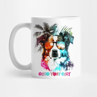 Good Vibes Only, Dog Tropical Style Mug